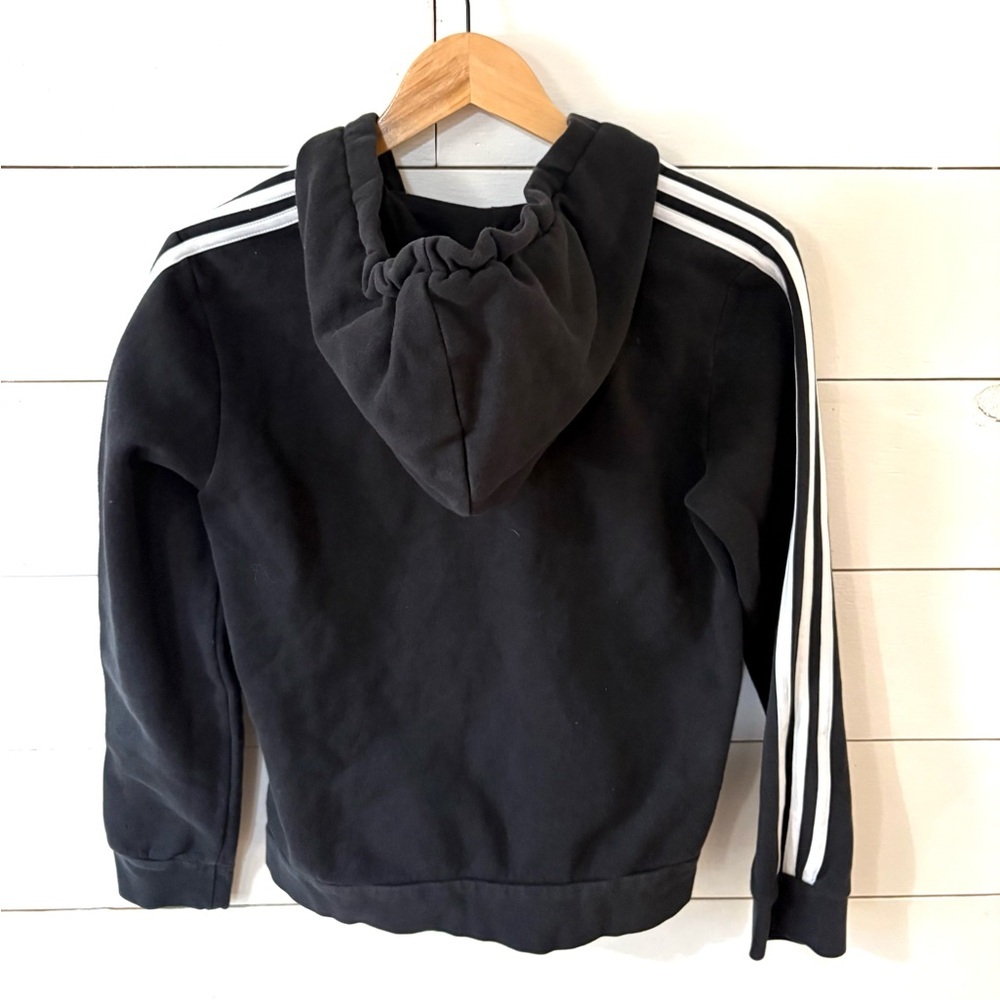 Adidas Charcoal Zip-Up Hoodie - Picture 6 of 6